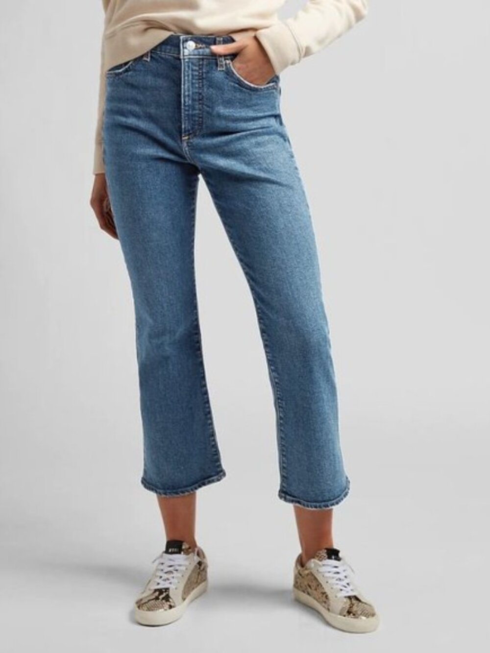 ✨ Express Cropped Wide Leg High Rise Jeans ✨